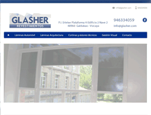 Tablet Screenshot of glasher.com
